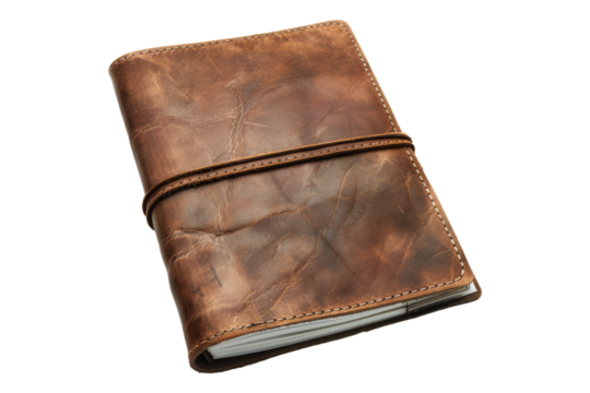 Leather jarnol isolated on transparent background