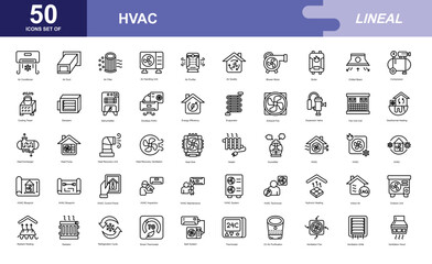 HVAC icon set
