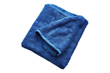Microfiber towel isolated on transparent background