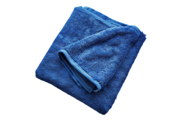 Microfiber towel isolated on transparent background