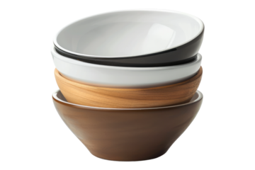 Mixing bowl isolated on transparent background