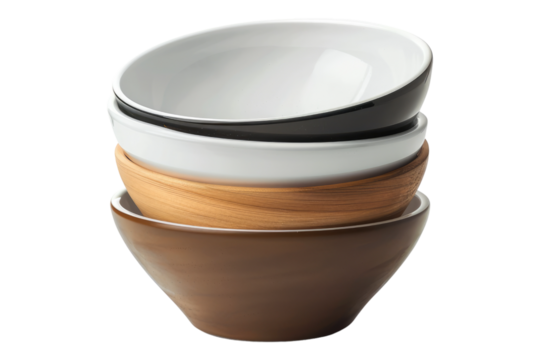 Mixing bowl isolated on transparent background