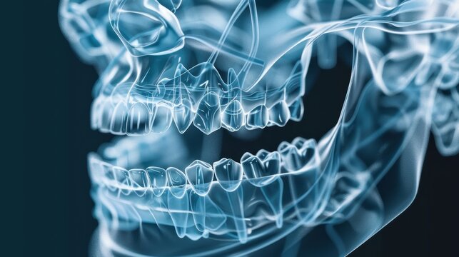 Dental CADCAM technology, high-tech clinic, precise restorations, modern design, innovative procedures
