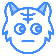 distracted, cat, animal, wildlife, cat emoji Icon