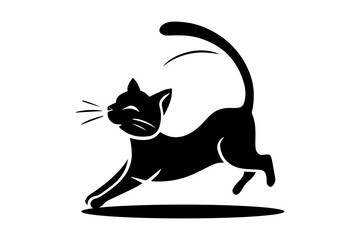 cat silhouette vector