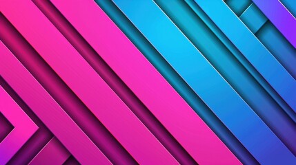 Obraz premium Abstract blue purple background with geometric panel for modern design projects.