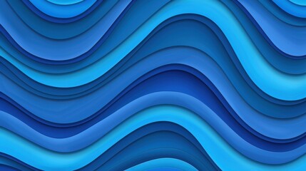 Obraz premium Captivating abstract blue sea wavy background for designs.