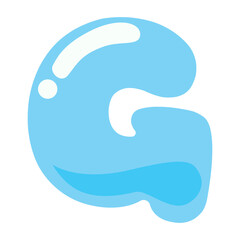 Sea Bubble Letter G