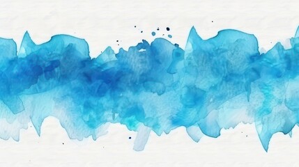 Obraz premium Abstract blue watercolor background for design projects, vector illustration.