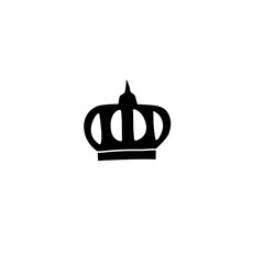 Obraz premium king crown silhouette 