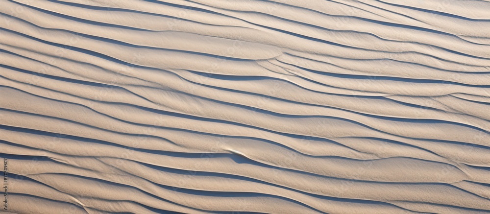 Aufkleber sandy surface with a blue corrugated texture features a copy space image.