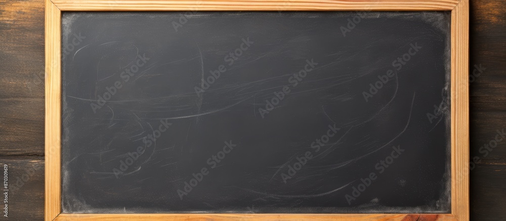 Poster detailed close-up of hands holding a chalkboard with copy space image.
