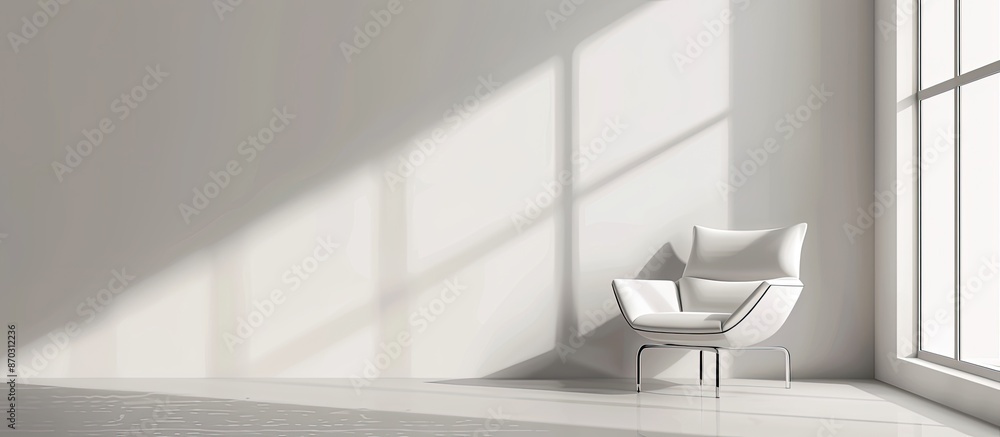 Poster minimalist modern furniture social media post template. with copy space image. place for adding text