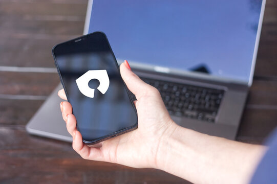 Crowd logo by Atlassian, single sign-on and user identity management for multiple directories - Active Directory, LDAP, OpenLDAP or Microsoft Azure AD, displayed on iPhone screen