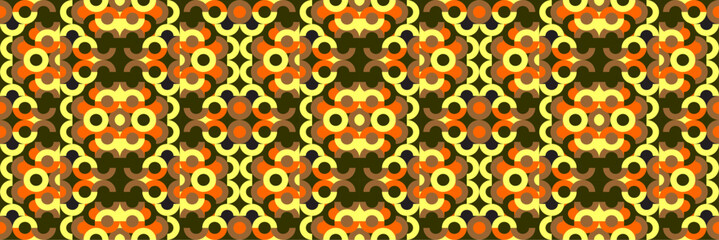 pattern 6x2 yellow,brown,oran...