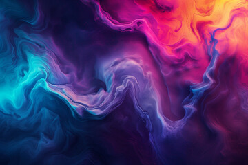 A beautiful abstract wallpaper that captures the fluidity of motion with abstract lines by Playing with gradient colors and transparency to enhance the dynamic feel, colorful abstract wallpaper design