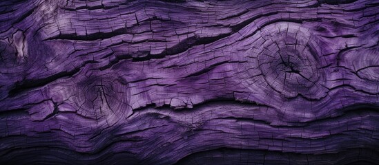 Fototapeta premium Rugged purple tree bark texture with copy space image.