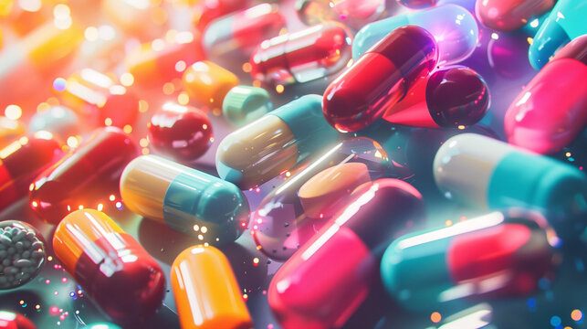 fantasy and colorful drugs