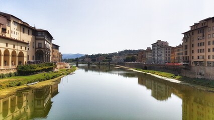 Fototapeta premium view of the river