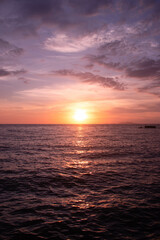 Obraz premium sunset over the sea