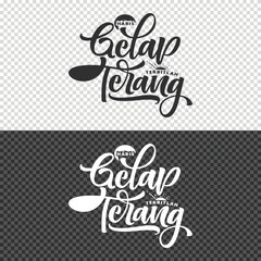 kartini quotes lettering clipart element design