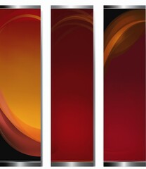 Modern Abstract Banners for Web Page or Logo - Graphic Design Elements