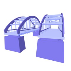 Bridge connection structure.