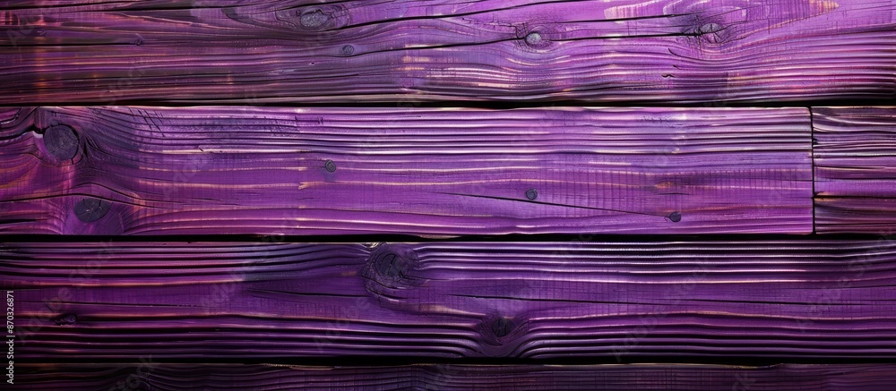 Aufkleber Purple wood texture background on a wooden board, with space for adding an image. with copy space image. Place for adding text or design