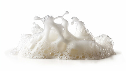 soap foam bubble isolated on white background