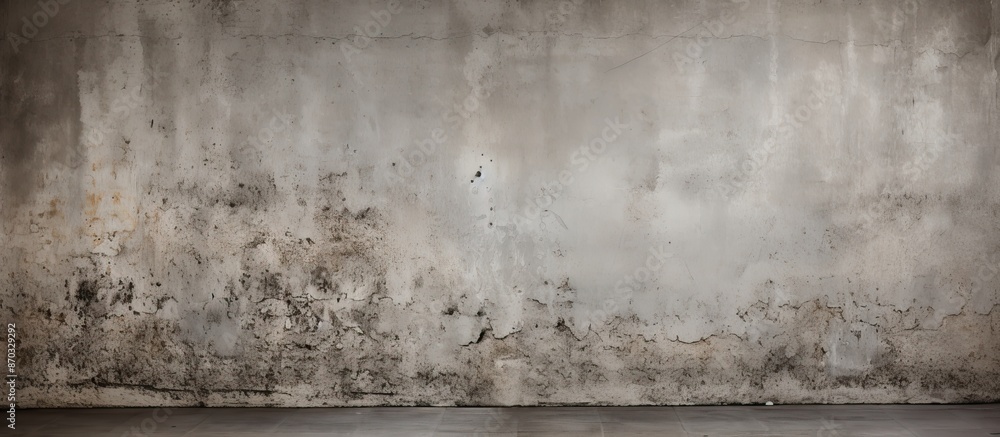 Poster weathered concrete wall providing a distressed backdrop for design with a rustic look, suitable for 