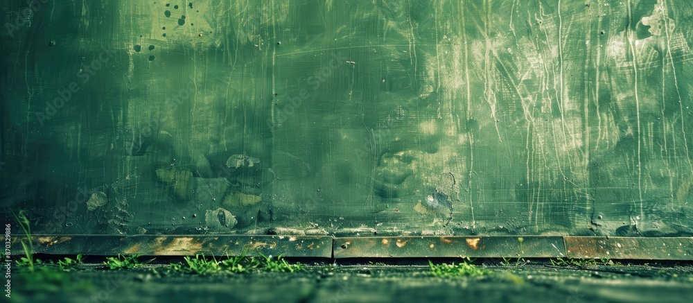 Poster Textured green backdrop with copy space image.