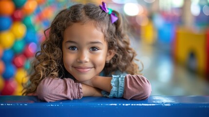 Visualize a neighborhood community center offering programs for all age groups