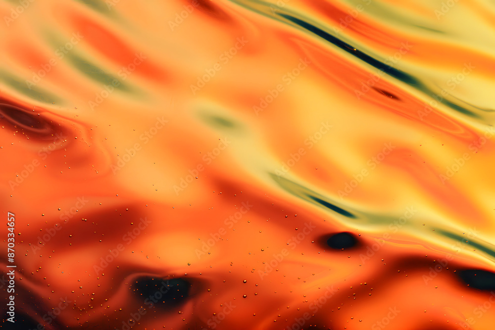Aufkleber abstract liquid gradient background in warm tones with subtle grainy texture