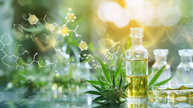 CBD Oil, Cannabis Sativa, Medical Marijuana, Hemp Extract, Natural Health