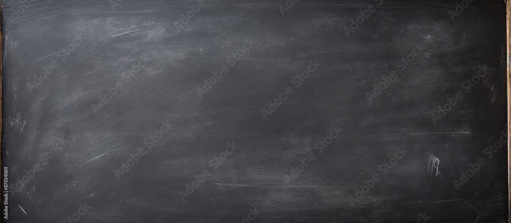 Poster blackboard background with chalk texture, ideal for product advertising, with free copy space image 