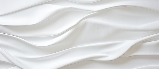 Obraz premium Texture of a white paper background with visible creases, suitable for copy space image.