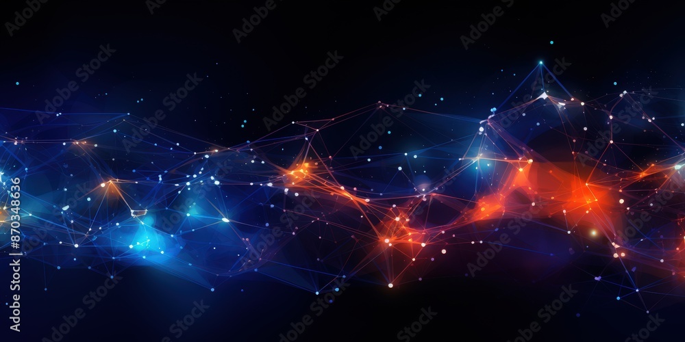 Poster abstract network connection