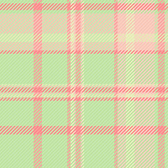 Royal plaid fabric texture, ornamental seamless textile background. Dogtooth vector tartan pattern check in light and green colors.