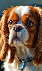 Naklejka premium Cavalier King Charles Spaniel Portrait.