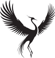 Flying birds silhouettes isolated on white background, vector. Set of flying birds, illustration. Scale to any size. EPS 10 format file