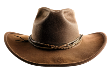 Akubra hat isolated on transparent background