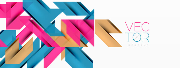 Speed and sport geometric background. Color lines dynamic template for wallpaper, banner, background or landing