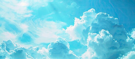 A vivid blue sky serves as a backdrop in the copy space image.