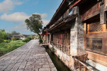 Lijiang, Shuhe Old Town,  an old Naxi town rebuild at the end of the 90's after an earthquake, Yunnan, China, Asia