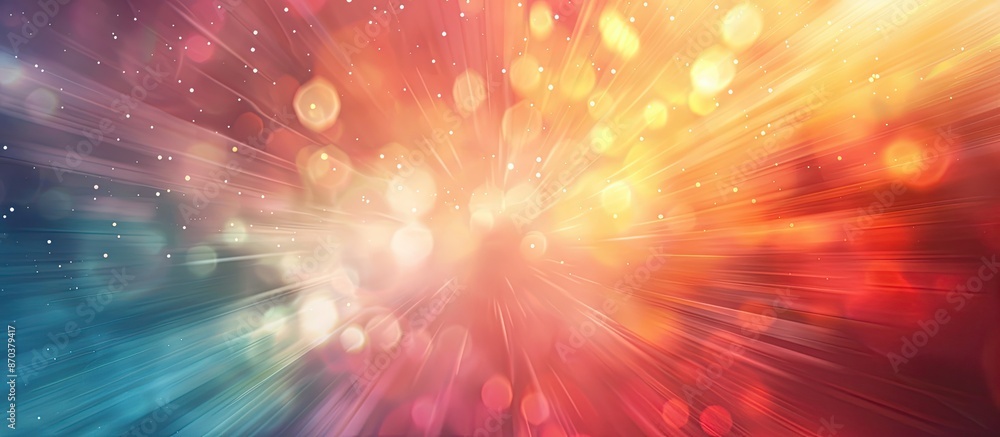 Poster Blurry radial gradient background design with copy space image.