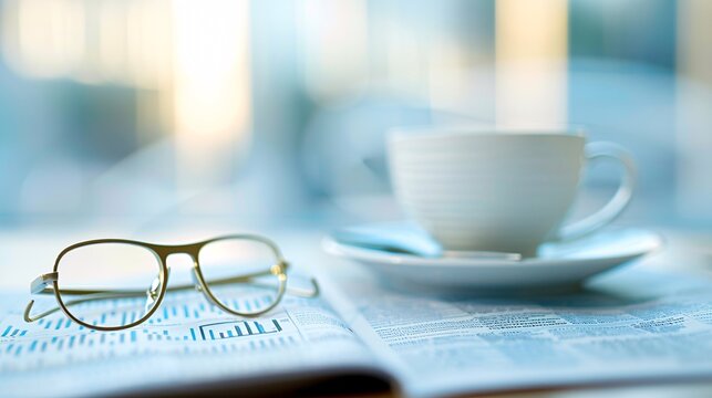 Magazine article featuring a financial planner's guide to investing, magazine photography style