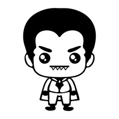 A cartoon character Dracula 