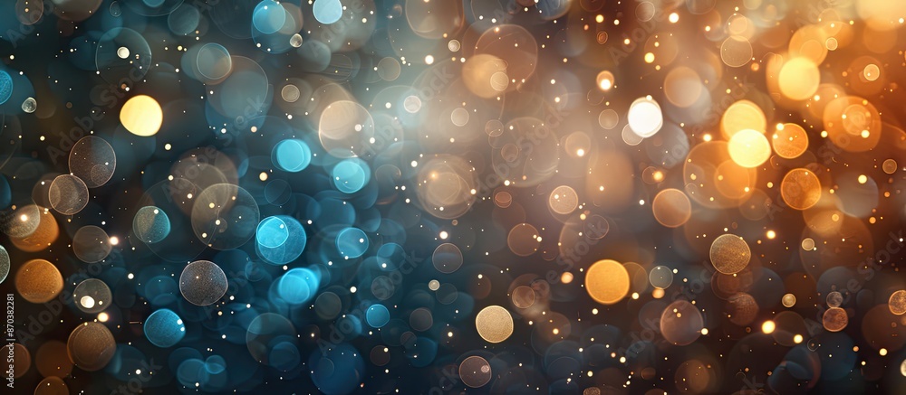 Poster bokeh effect on a new year's-themed copy space image.