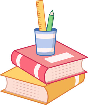 recommend clip art: World Book Day Flat Sticker Design