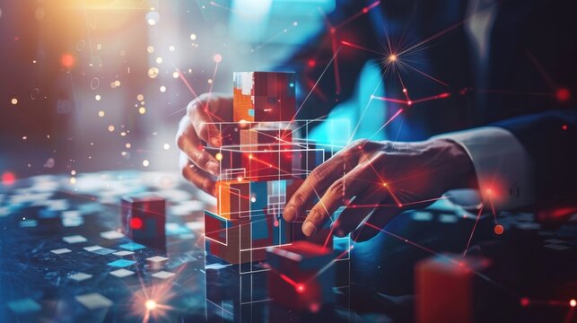 Building a Network with Interlocking Blocks